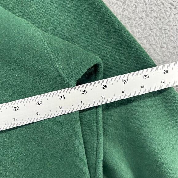 Vintage Blank Sweatshirt Women's Large / XL Green USA Made Streetwear USA 90s - Picture 7 of 12